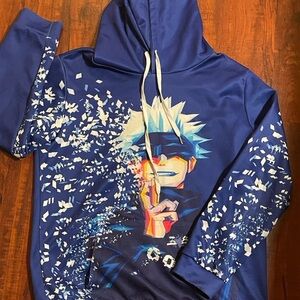 Men’s Anime Gojo Hoodie Size Small